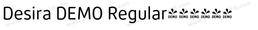 Desira DEMO Regular字体转换